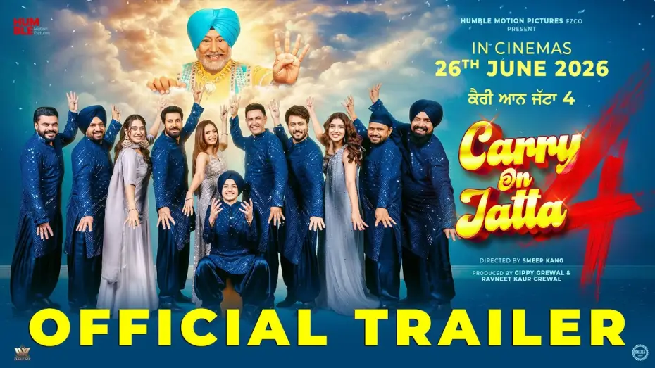 Видео к фильму Carry On Jatta 4 — Carry On Jatta 4 (Trailer) Gippy Grewal | Binnu Dhillon | Sargun Mehta | Late Jaswinder Bhalla Ji