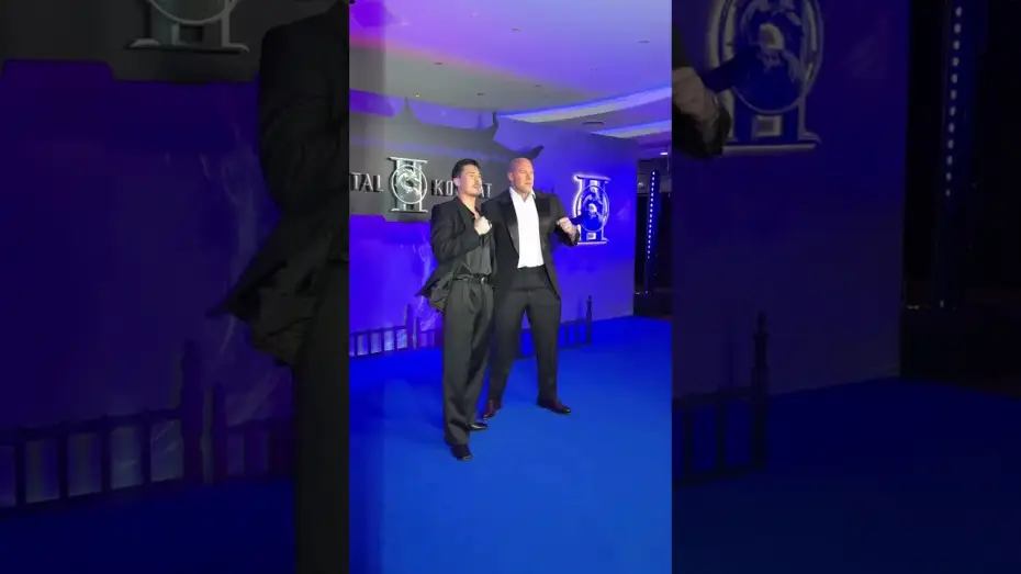 Видео к фильму Мортал Комбат 2 | Kombat ready... Martyn Ford and Lewis Tan reunite at the MORTAL KOMBAT II European Fan Event