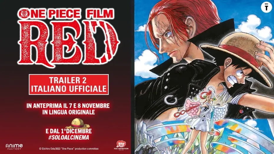Видео к фильму Ван-Пис: Красный | One Piece Film: RED - Trailer 2 Italiano Ufficiale