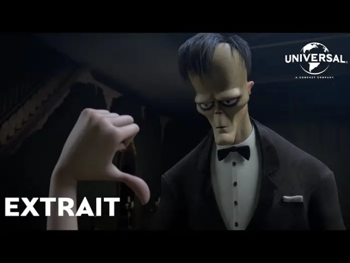 Видео к фильму Семейка Аддамс | La Famille Addams - Extrait : "G&eacute;n&eacute;rique jou&eacute; par Max et La Chose" [VF]