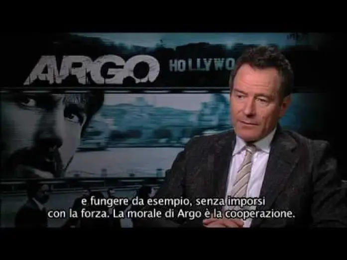 Видео к фильму Операция «Арго» — Argo di Ben Affleck - Intervista a Bryan Cranston (sottotitoli in italiano)