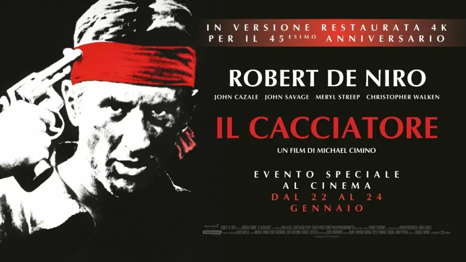 Видео к фильму Охотник на оленей | Il Cacciatore | Il capolavoro di Michael Cimino restaurato in 4K solo 22-23-24 gennaio | Trailer HD