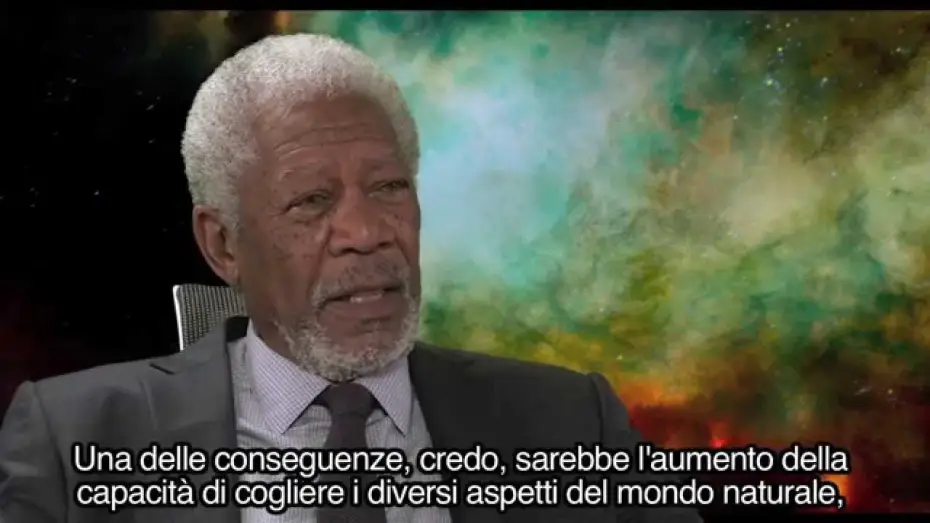 Видео к фильму Люси | Lucy di Luc Besson con Scarlett Johansson: intervista a Morgan Freeman (sottotitoli in italiano)