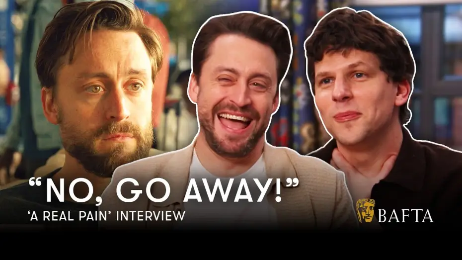 Видео к фильму Настоящая боль | Kieran Culkin's Real-Life Encounter with His A Real Pain Character! | Interview | BAFTA