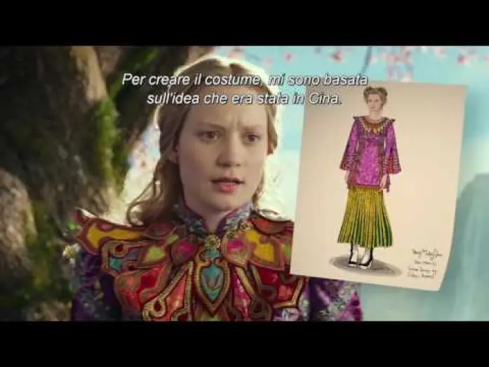 Видео к фильму Алиса в Зазеркалье | Alice attraverso lo specchio - I costumi di Alice - Pod dal film | HD
