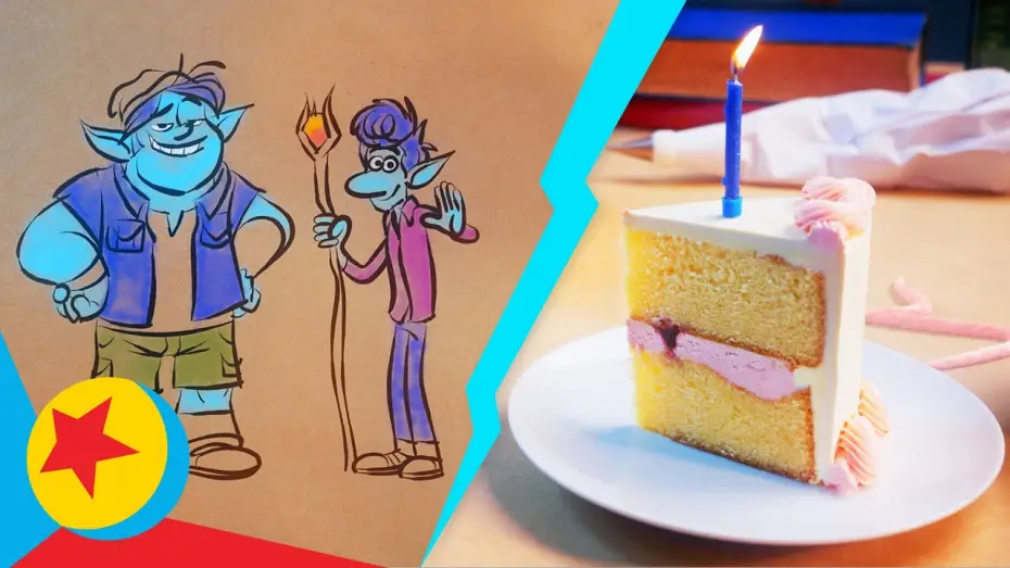 Видео к фильму Вперёд — Ian and Barley from Onward Make Birthday Cake | Cooking With Pixar