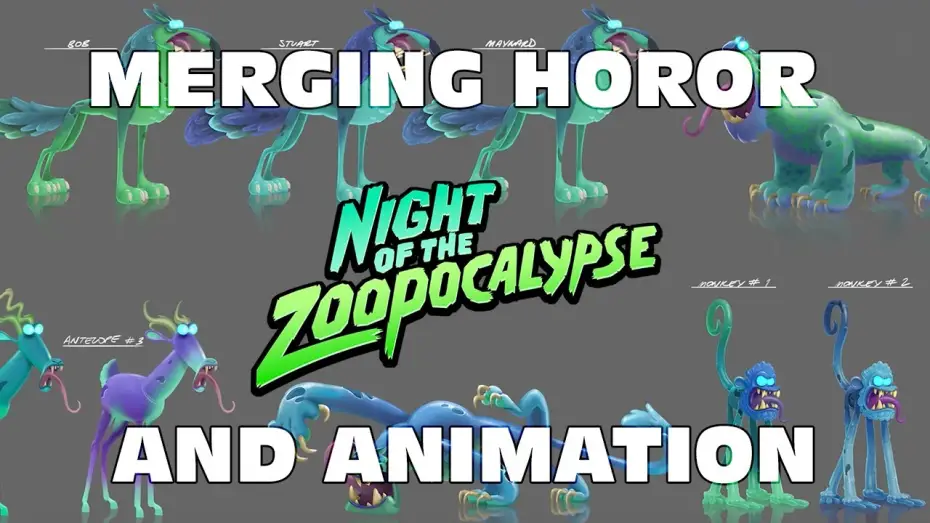 Видео к фильму Ночь в зоопарке | How Night of the Zoopocalypse Became a Family Horror Movie | Inside Animation