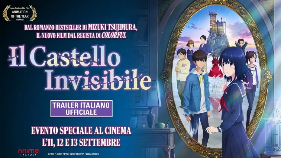 Видео к фильму Одинокий замок в Зазеркалье | Il Castello Invisibile - Trailer Italiano Ufficiale
