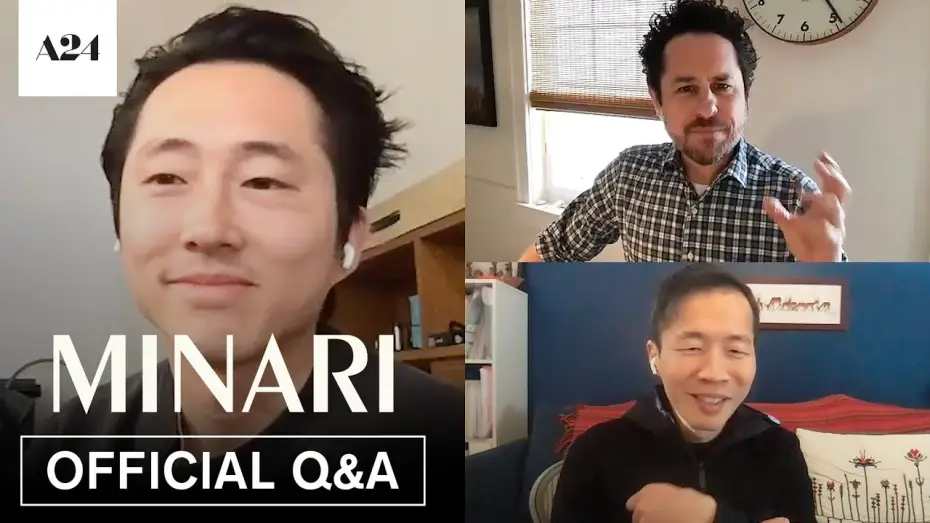 Видео к фильму Минари | Minari | Q&A with J.J. Abrams, Director Lee Isaac Chung, and star Steven Yeun | A24