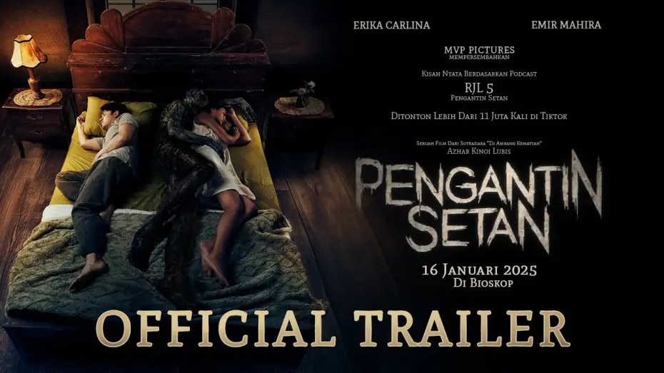 Видео к фильму Женщина в чёрном. Невеста дьявола | Pengantin Setan - Official Trailer | 16 Januari 2025 di Bioskop