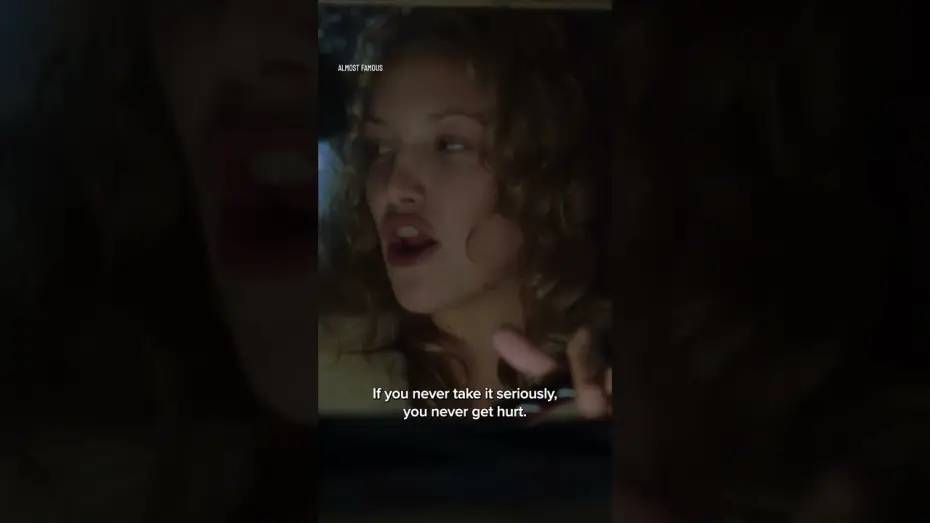 Видео к фильму Почти знаменит | If you never take it seriously, you never get hurt.