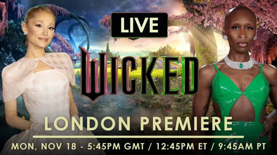 Видео к фильму Злая: Часть первая | London Premiere with the Wicked cast and filmmakers