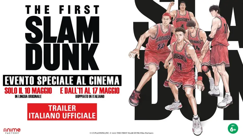 Видео к фильму Коронный бросок. Фильм | The First Slam Dunk - Trailer Italiano Ufficiale