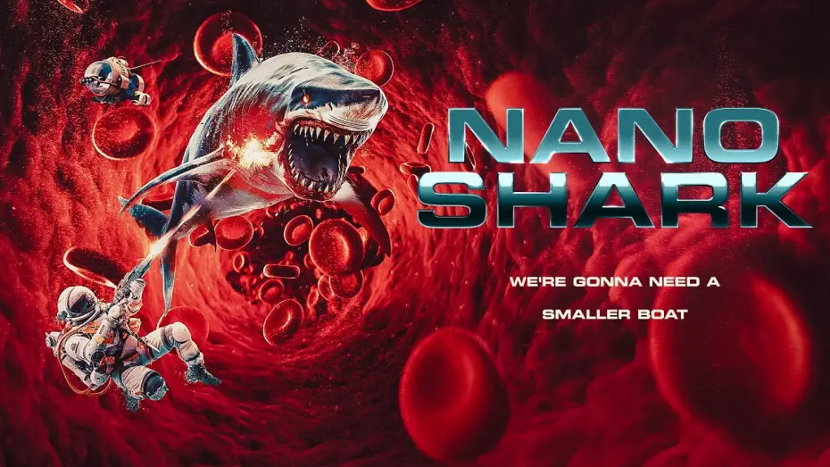 Видео к фильму Nanoshark | Nanoshark Official Movie Poster SRS Cinema You'll Need a Smaller Boat!
