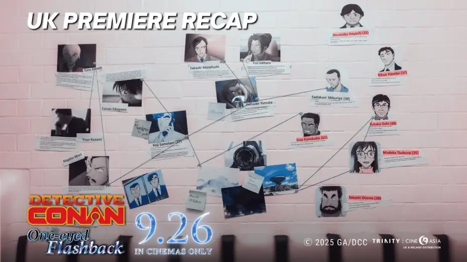 Видео к фильму Детектив Конан: Воспоминания одноглазого | UK Premiere Recap Video