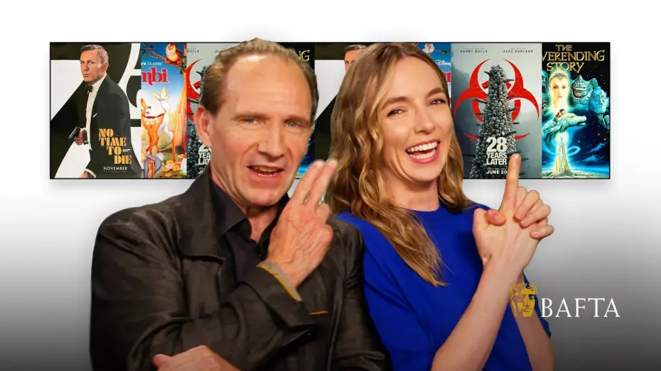 Видео к фильму 28 Years Later | Jodie Comer and Ralph Fiennes are ready for a James Bond x Winnie the Pooh crossover | BAFTA