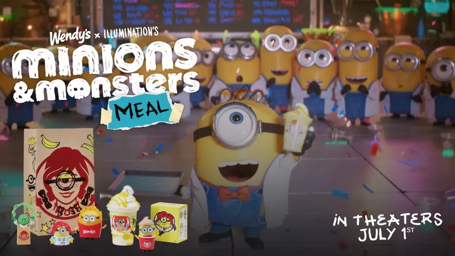 Видео к фильму Миньоны и монстры — The Minions & Monsters Meal has landed at Wendy’s