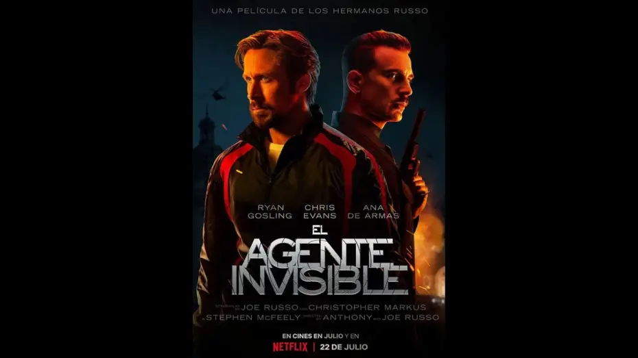 Видео к фильму Серый человек | EL AGENTE INVISIBLE &ndash; Tr&aacute;iler Espa&ntilde;ol [HD][5.1] (2022)