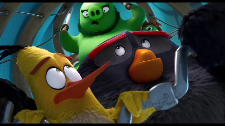 Видео к фильму Angry Birds 2 в кино | Angry Birds : Copains comme Cochons - TV Spot : "Team Up" [VF]
