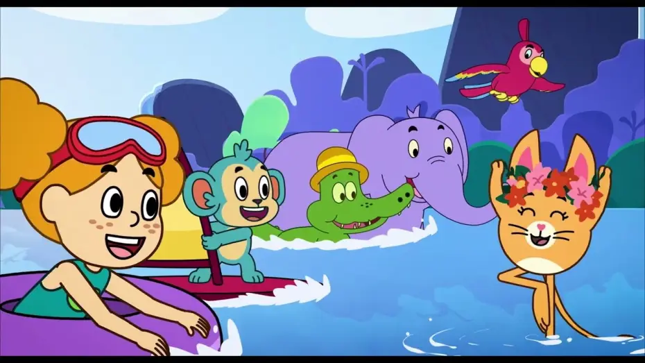 Видео к фильму Arne Alligator och djungelkompisarna | Zwiastun