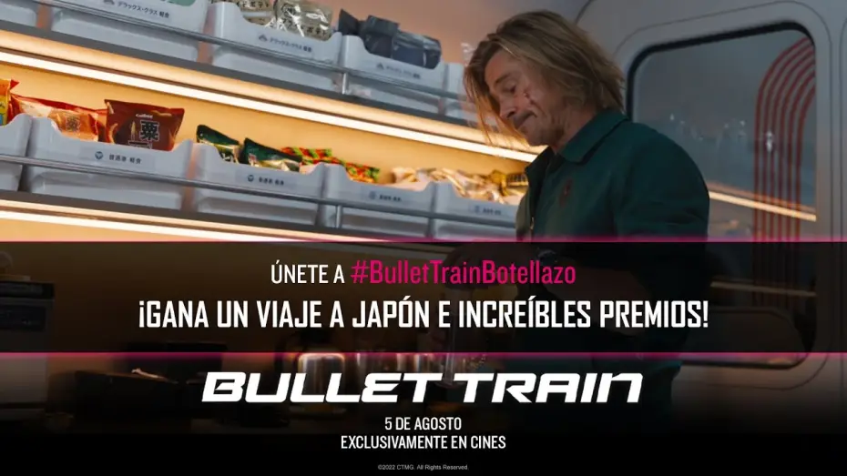 Видео к фильму Быстрее пули | #BulletTrainBotellazo. Acepta el reto y consigue un incre&iacute;ble viaje a Jap&oacute;n.