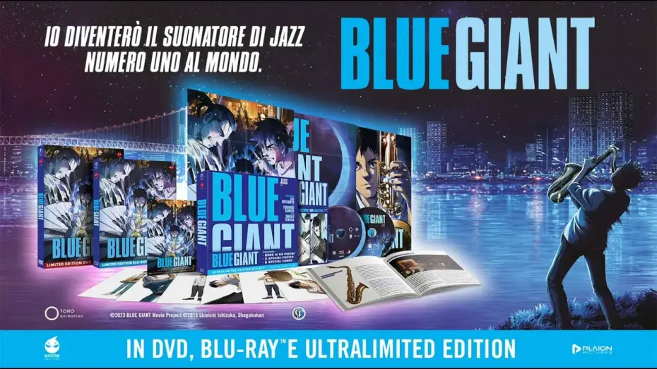 Видео к фильму Синий гигант | Blue Giant - Disponibile in home video