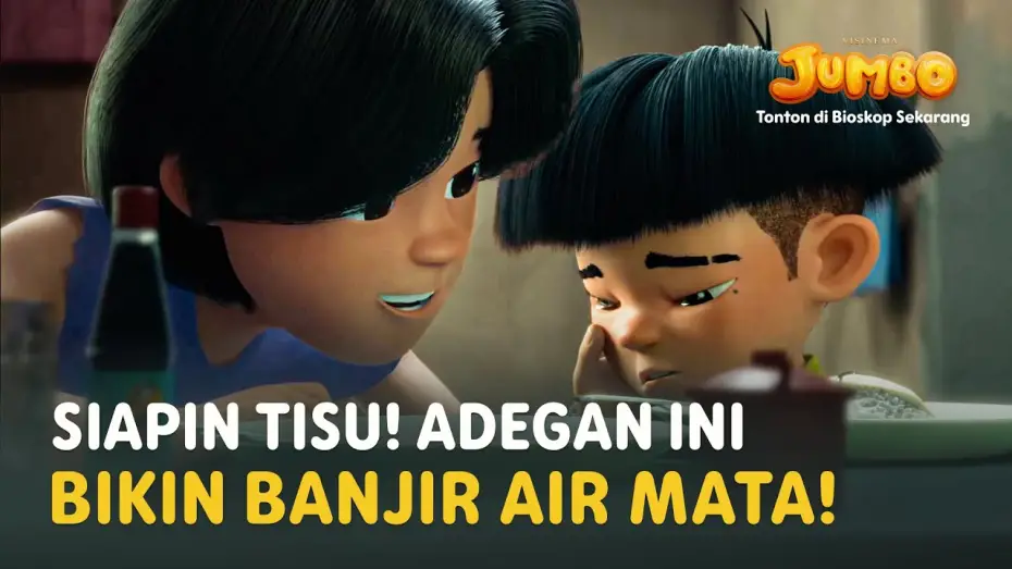 Видео к фильму Джамбо и маленькое привидение | ADEGAN KAKAK-ADIK YANG BIKIN PENONTON NANGIS! | JUMBO SEDANG TAYANG DI BIOSKOP ✨