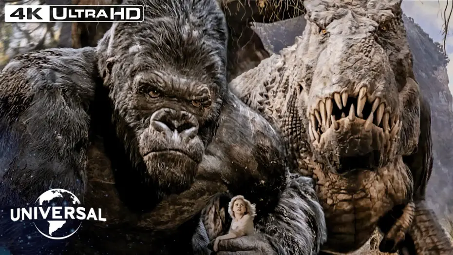 Видео к фильму Кинг Конг | Kong Saves Ann From the V. rex's
