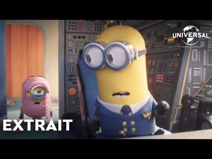 Видео к фильму Миньоны: Грювитация | Les Minions 2 : Il &eacute;tait une fois Gru - Extrait "Atterrissage" VF [Actuellement au cin&eacute;ma]