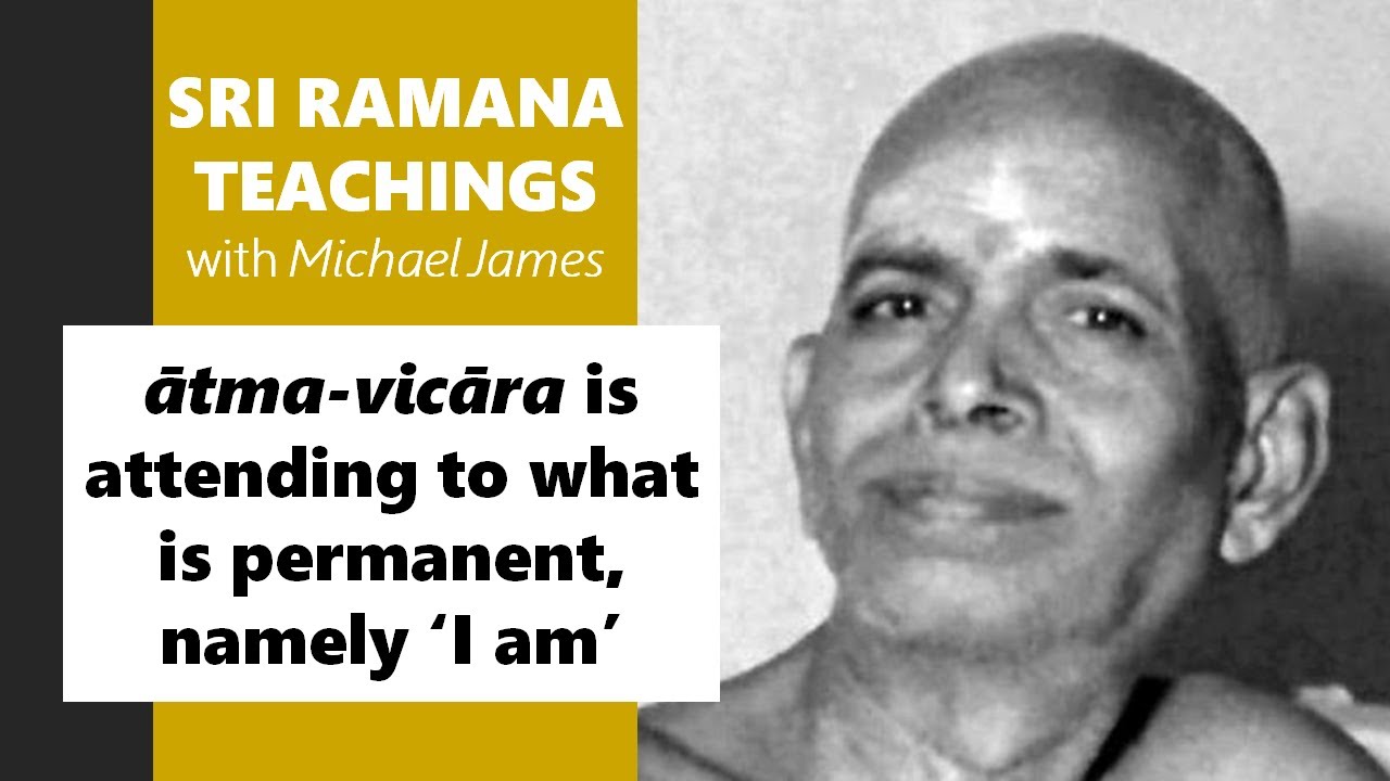 Видео к фильму ātma vicāra is attending to what is permanent, namely &lsquo;I am&rsquo; | 2024-02-04 San Diego Ramana Satsang: ātma vicāra is attending to what is permanent, namely &lsquo;I am&rsquo;