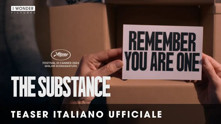 Видео к фильму Субстанция | THE SUBSTANCE | Teaser Trailer italiano ufficiale HD