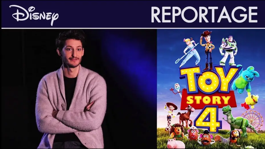 Видео к фильму История игрушек 4 | Toy Story 4 - Reportage : "Pierre Niney parle de Fourchette" VF
