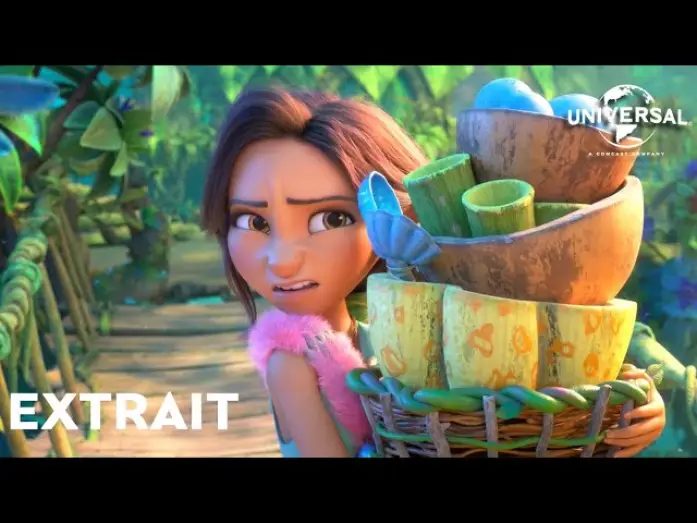 Видео к фильму Семейка Крудс: Новоселье | Les Croods 2 : Une Nouvelle &Egrave;re - Extrait "Corvées matinales" VOST [Actuellement au cin&eacute;ma]