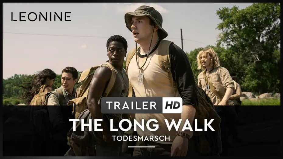 Видео к фильму Долгая прогулка | The Long Walk - Todesmarsch - Trailer (deutsch/german; FSK 16) - Ab 11.09. im Kino
