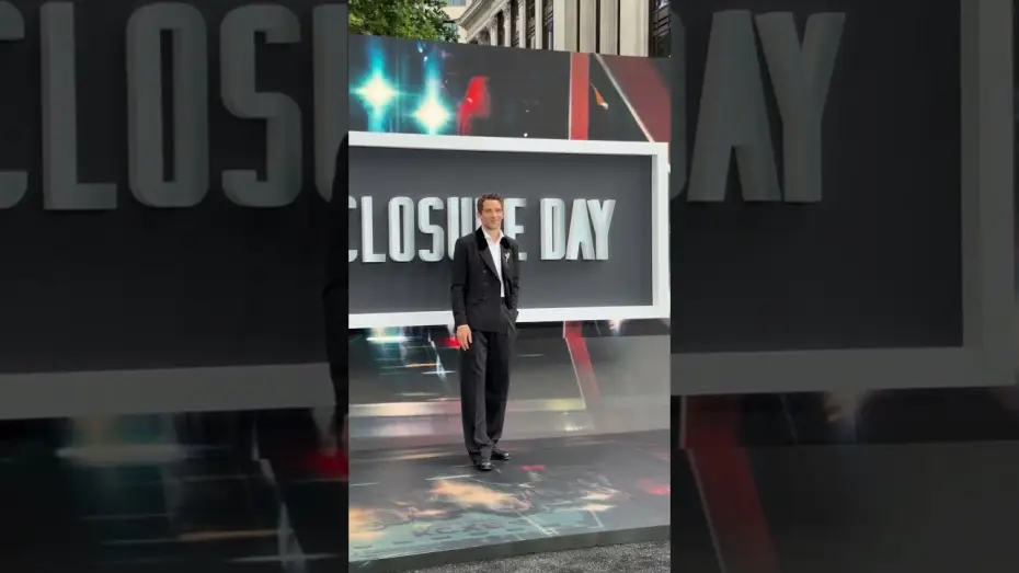 Видео к фильму День разоблачения | One man, with a shared truth. Josh O'Connor is ready for Disclosure Day in London.