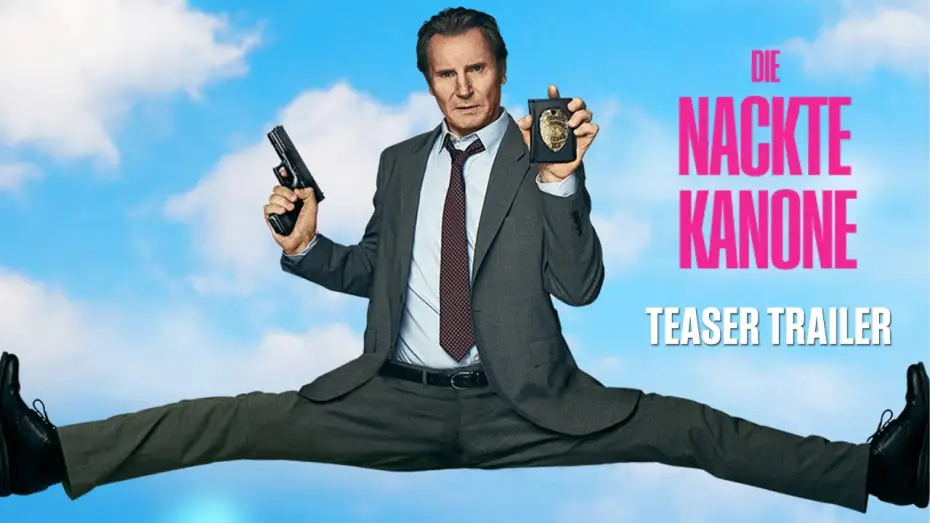 Видео к фильму Голый пистолет | DIE NACKTE KANONE | Offizieller Teaser Trailer deutsch (2025) -  Liam Neeson, Pamela Anderson