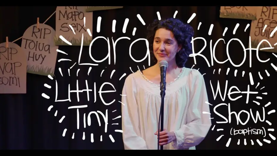 Видео к фильму Lara Ricote: Little Tiny Wet Show (baptism) — Lara Ricote | Little Tiny Wet Show (baptism) | (Full Comedy Special)
