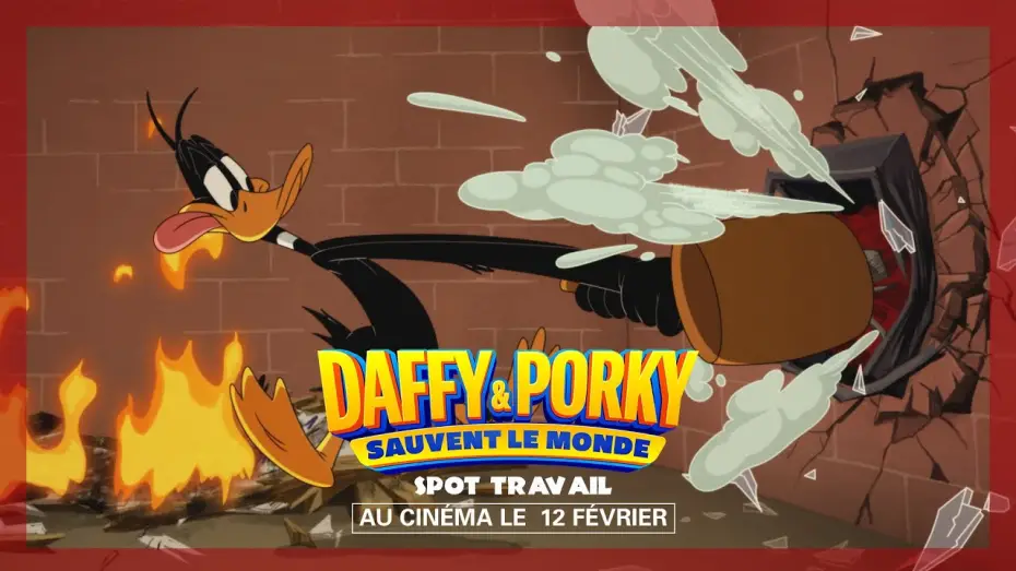 Видео к фильму Луни Тюнз: Космическое Вторжение | SPOT TRAVAIL _ DAFFY & PORKY SAUVENT LE MONDE , le 12 f&eacute;vrier au cin&eacute;ma.