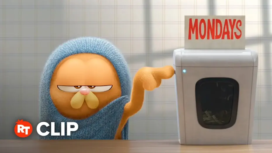 Видео к фильму Гарфилд в кино | The Garfield Movie Clip - Garfield Hates Mondays (2024)