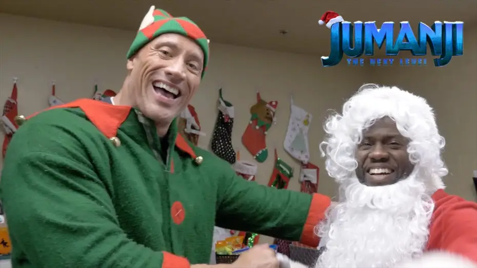Видео к фильму Джуманджи: Новый уровень | Holiday Theater Surprise