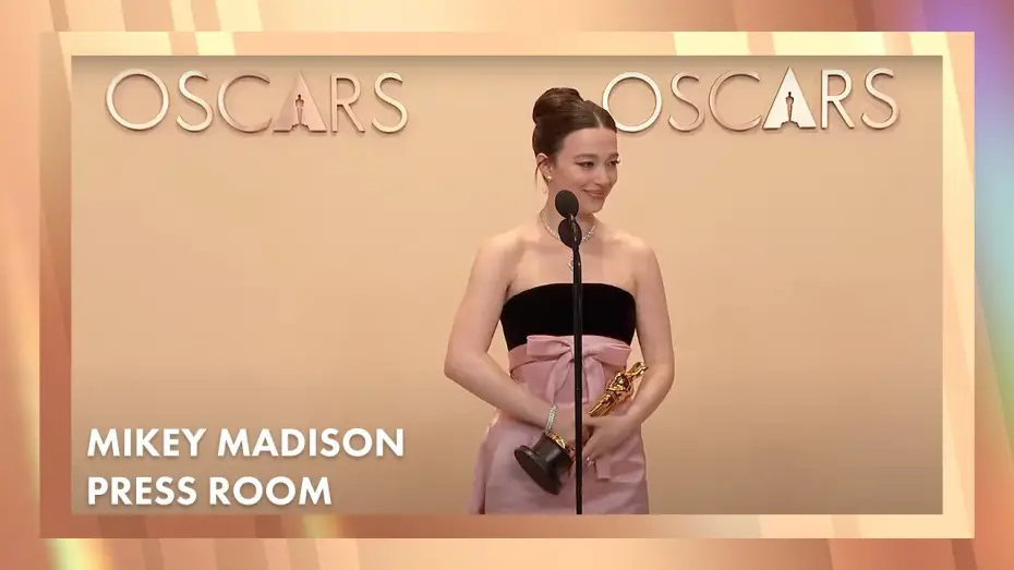 Видео к фильму Anora | 'Anora' Best Actress Press Room Speech | 97th Oscars (2025)[Mikey Madison]