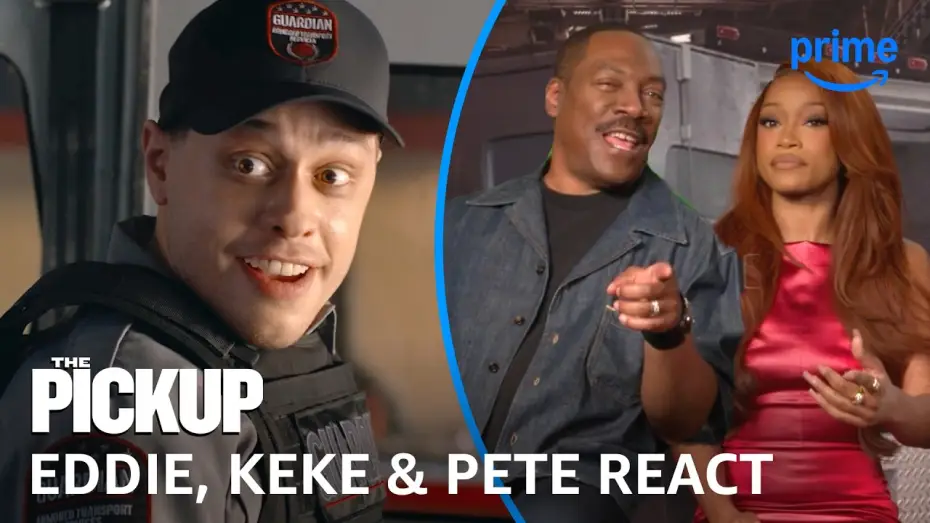 Видео к фильму Ограбление | Keke Palmer, Pete Davidson & Eddie Murphy React to The Pickup - Roll Playback
