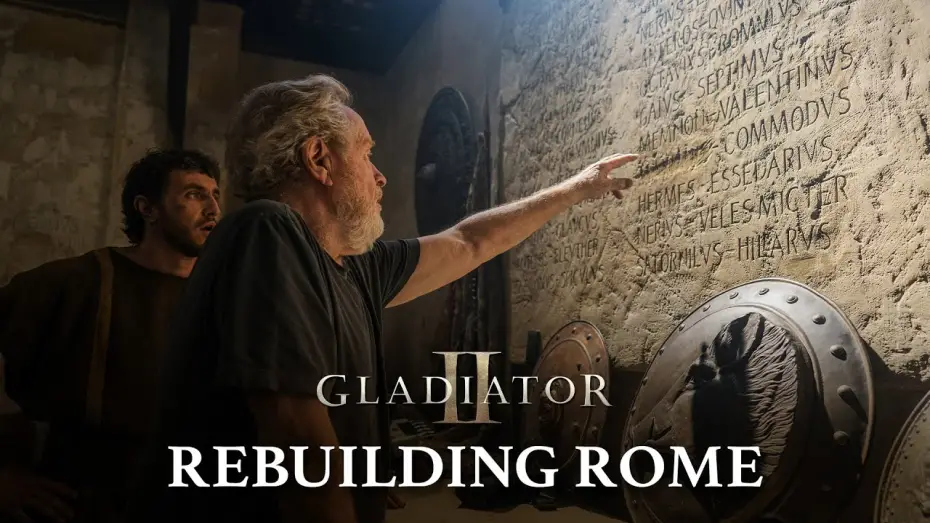 Видео к фильму Gladiator II | Rebuilding Rome for Gladiator II