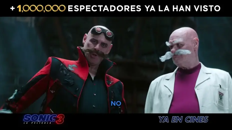 Видео к фильму Соник 3 | M&Aacute;S DE 1 MILL&Oacute;N DE ESPECTADORES