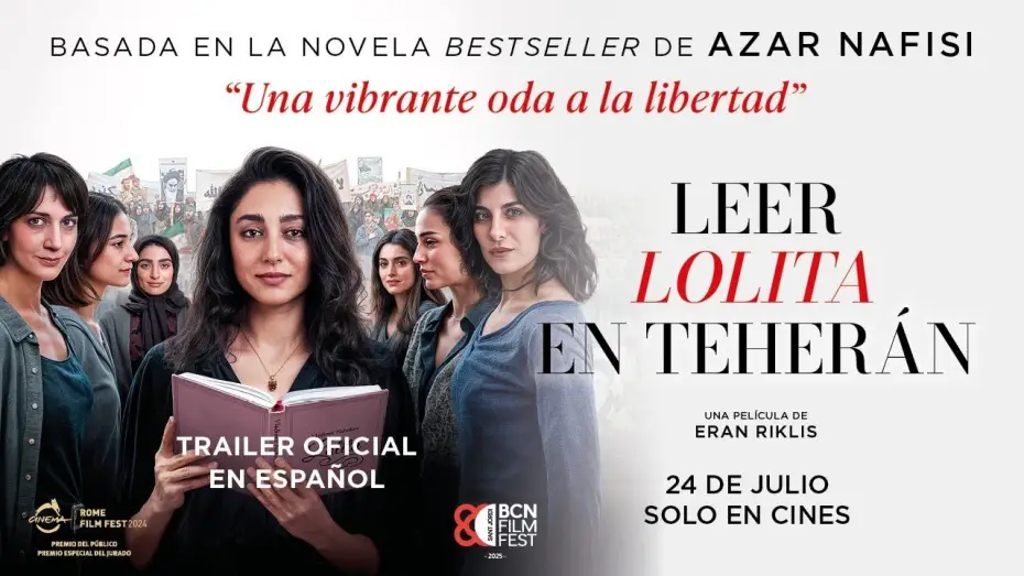 Видео к фильму Reading Lolita in Tehran | LEER &lsquo;LOLITA&rsquo; EN TEHER&Aacute;N (2024) - Tr&aacute;iler Espa&ntilde;ol [HD][Castellano 2.0] 🎞️🇪🇸