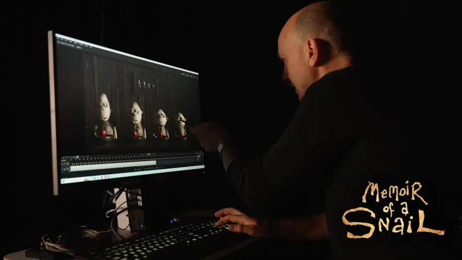 Видео к фильму Мемуары улитки | Behind The Scenes With Adam Elliot - Animating