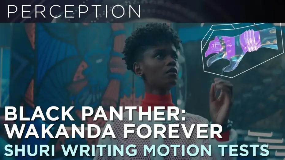 Видео к фильму Чёрная Пантера: Ваканда навеки | Shuri Writing Look Development Tests