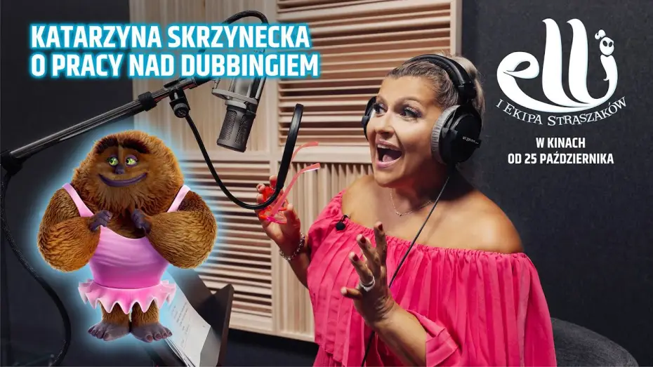 Видео к фильму Команда монстров | Katarzyna Skrzynecka o pracy nad dubbingiem do filmu