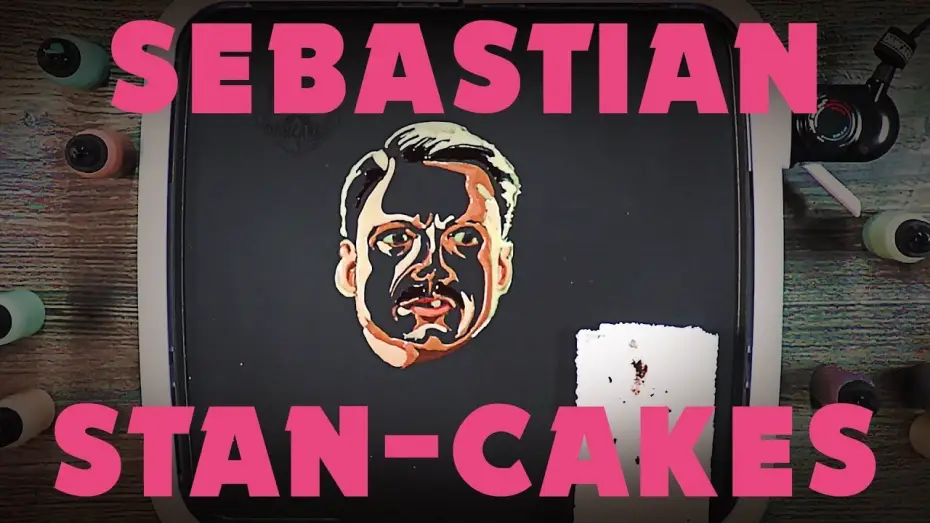 Видео к фильму Тоня против всех | Sebastian Stan Pancake Art