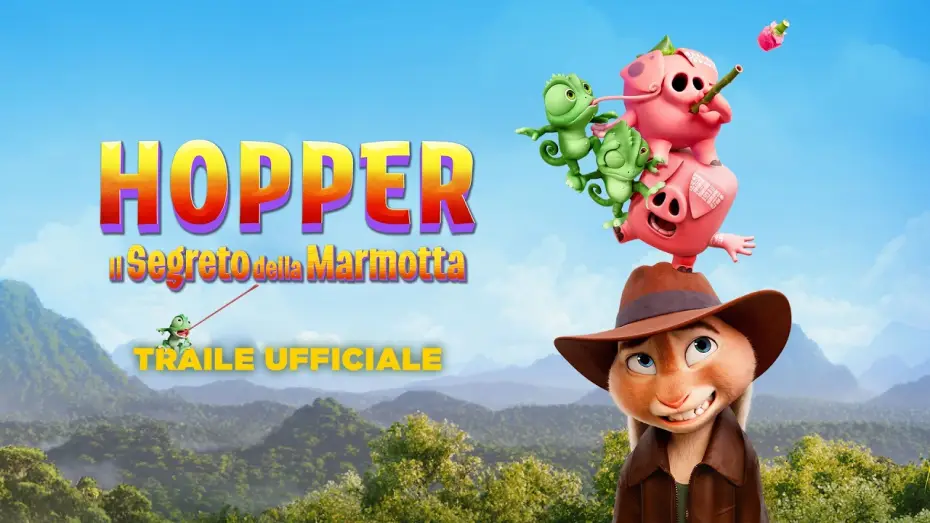 Видео к фильму Кролецып и Сурок Времени | Hopper - Il segreto della Marmotta | Trailer 90" | dal 14 maggio al cinema